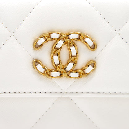 Chanel 19 Flap Coin Purse with Chain