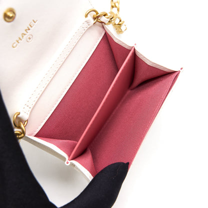 Chanel 19 Flap Coin Purse with Chain