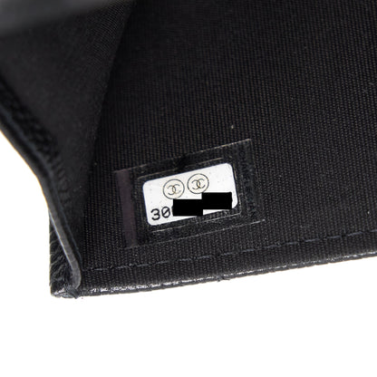 Chanel Caviar Small Flap Wallet With Chain