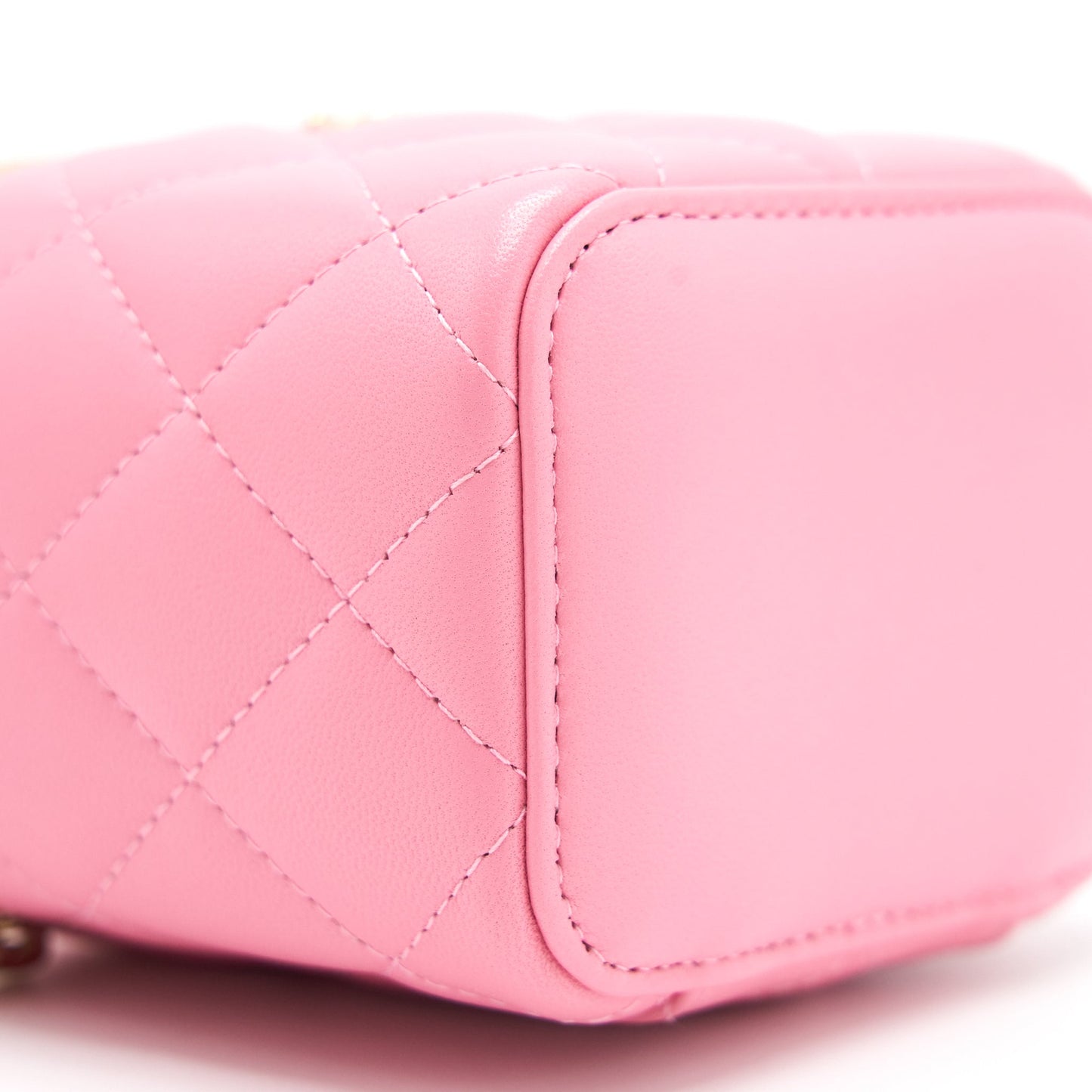 Chanel Small Vanity with Chain Pink