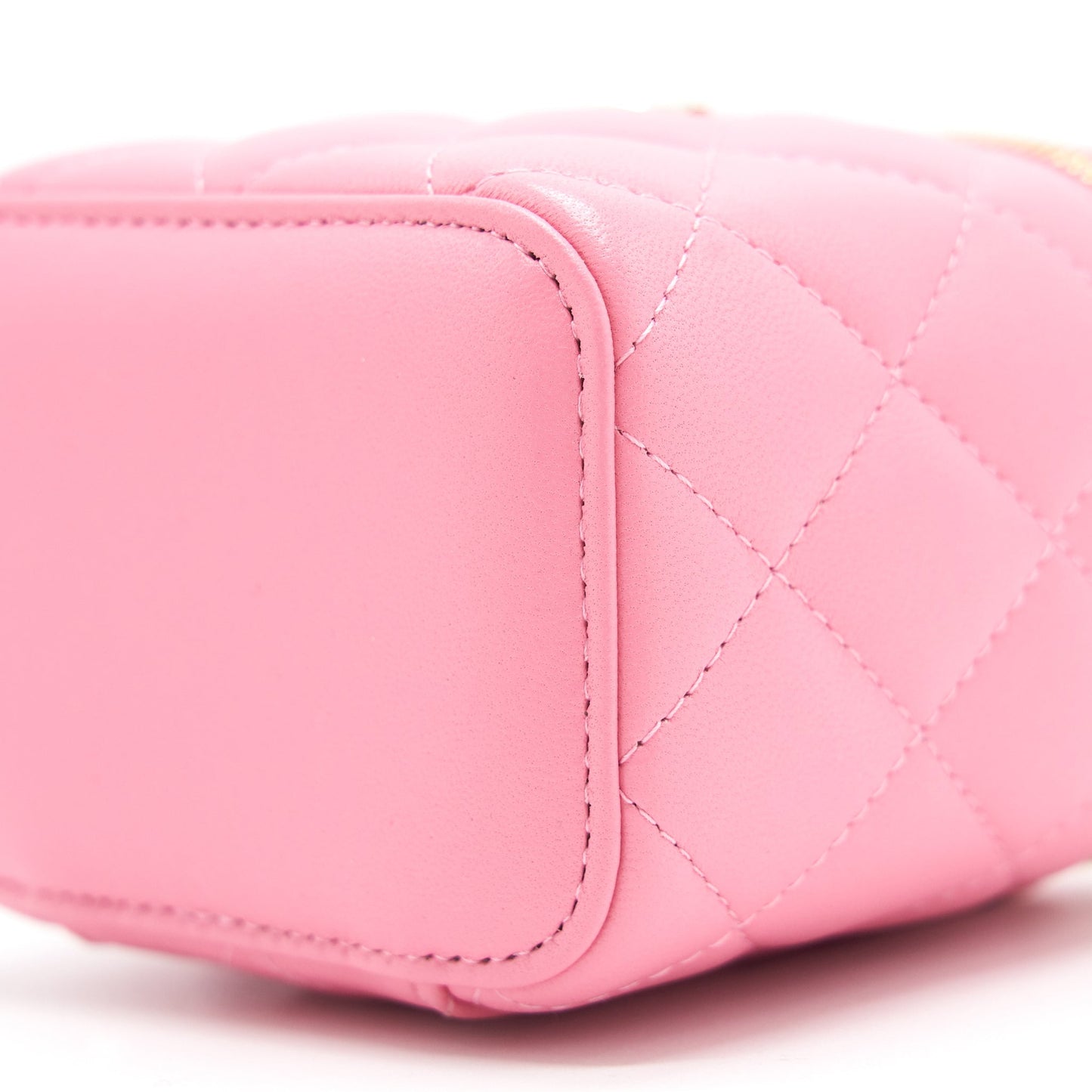 Chanel Small Vanity with Chain Pink