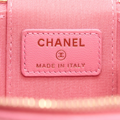Chanel Small Vanity with Chain Pink