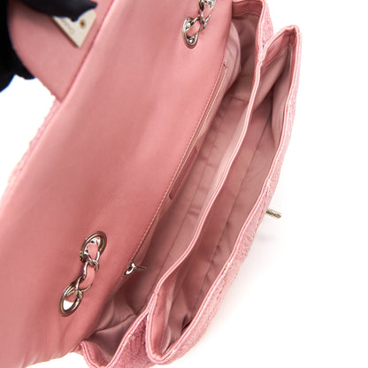 Chanel Python Skin Flap Bag Pink