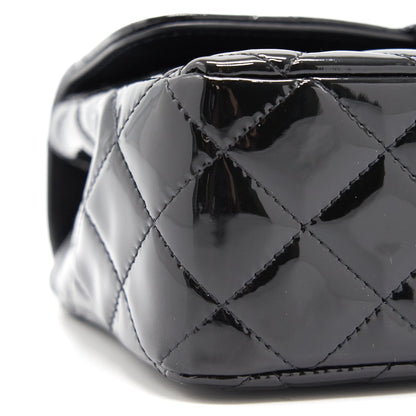 Chanel Mini Rectangular Flap Bag Patent Leather Black with LGHW