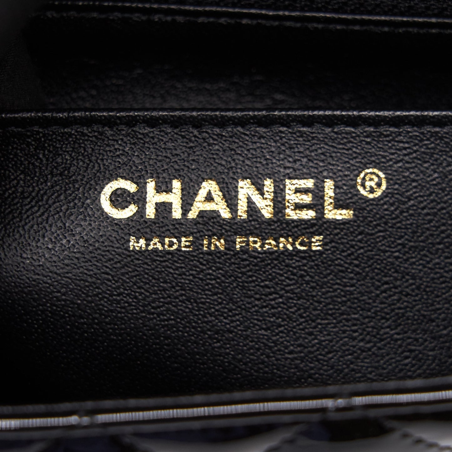 Chanel Mini Rectangular Flap Bag Patent Leather Black with LGHW