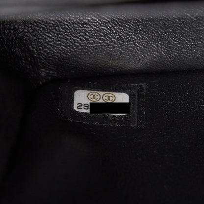 Chanel Mini Rectangular Flap Bag Patent Leather Black with LGHW