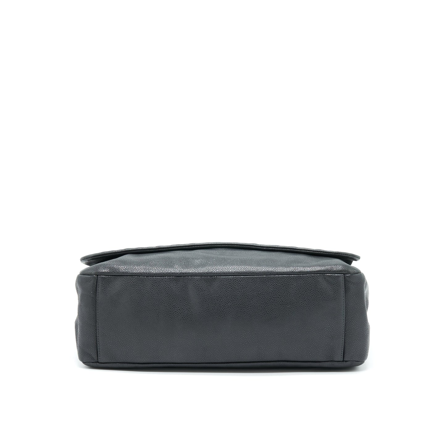 Chanel Vintage Shoulder Bag Caviar Black Ruthenium Hardware