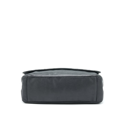 Chanel Vintage Shoulder Bag Caviar Black Ruthenium Hardware