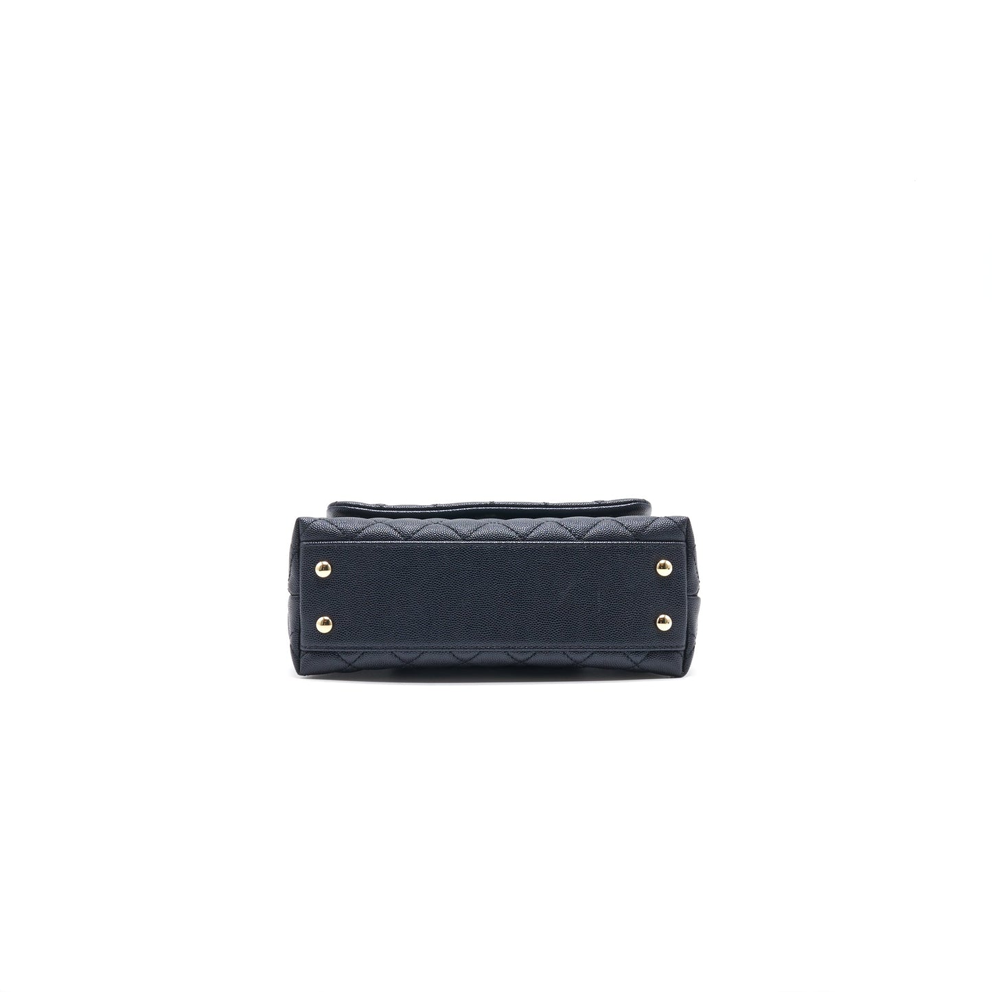 Chanel Mini Coco Handle Iridescent Navy LGHW