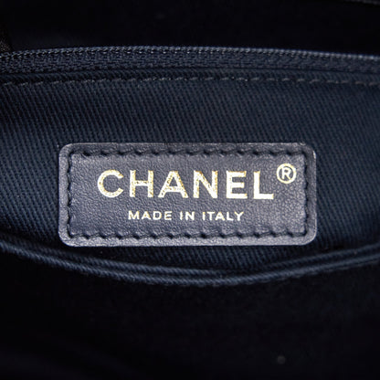 Chanel Mini Coco Handle Iridescent Navy LGHW