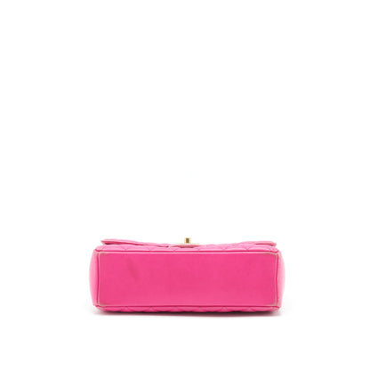 Chanel Quilted Flap Bag Lambskin Pink GHW