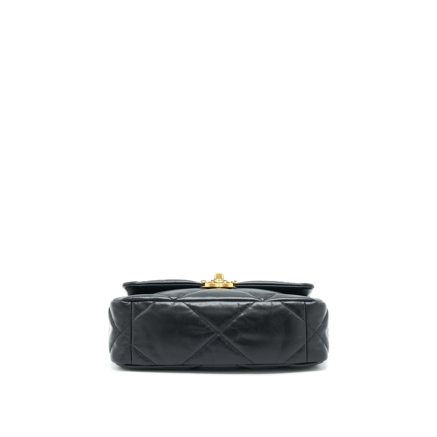 Chanel Small 19 Bag Goatskin Black With Gold/Sliver Hardware