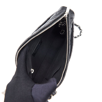 Chanel 18B Calfskin Camera Case Black SHW