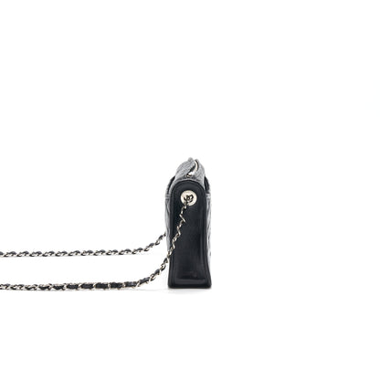 Chanel 18B Calfskin Camera Case Black SHW