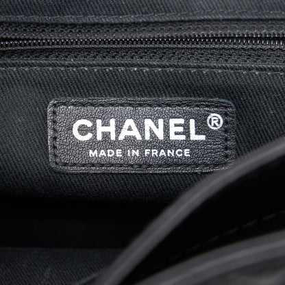 Chanel Calfskin Flap Bag Black