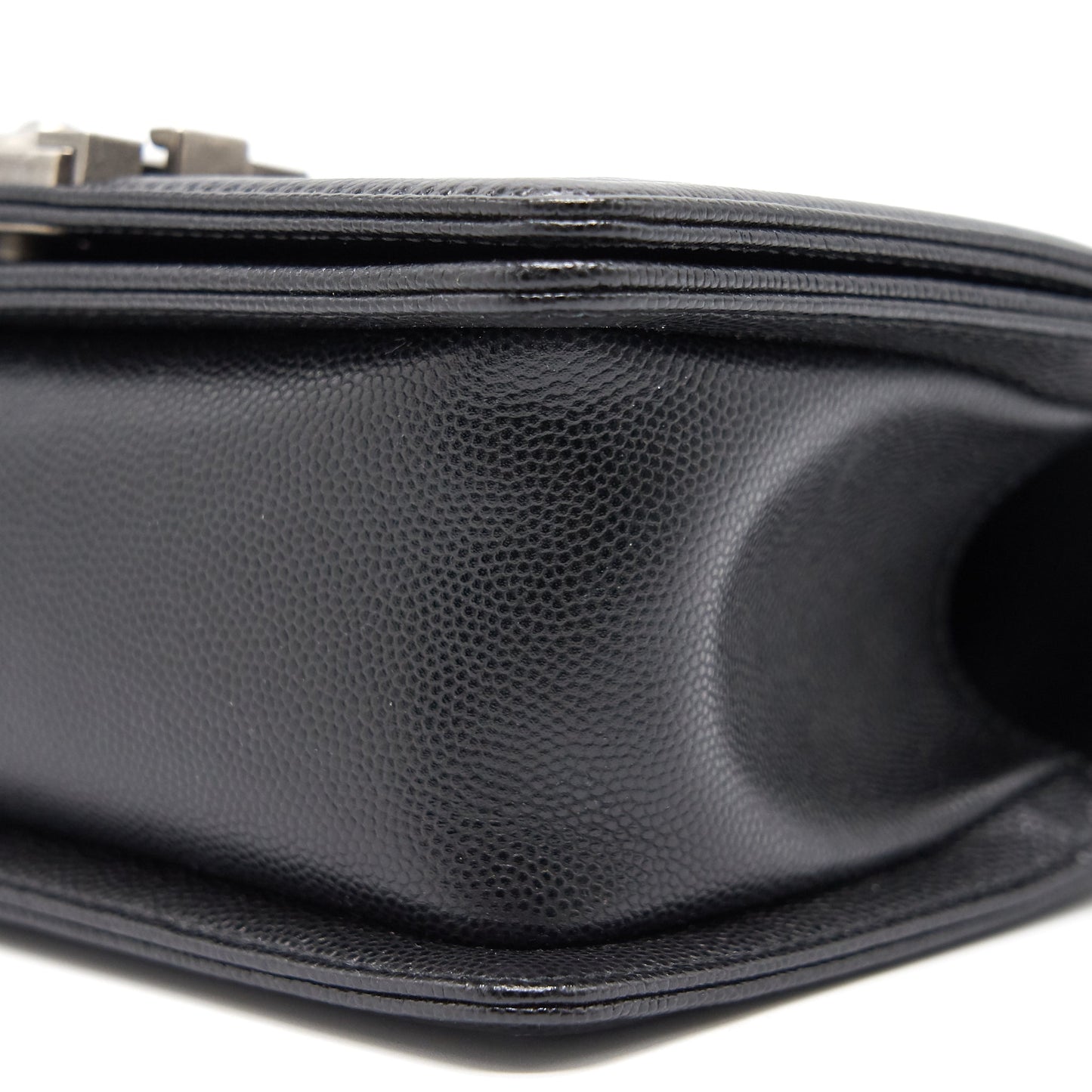 Chanel Small Leboy Cavier Black ruthenium Hardware