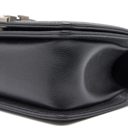 Chanel Small Leboy Cavier Black ruthenium Hardware