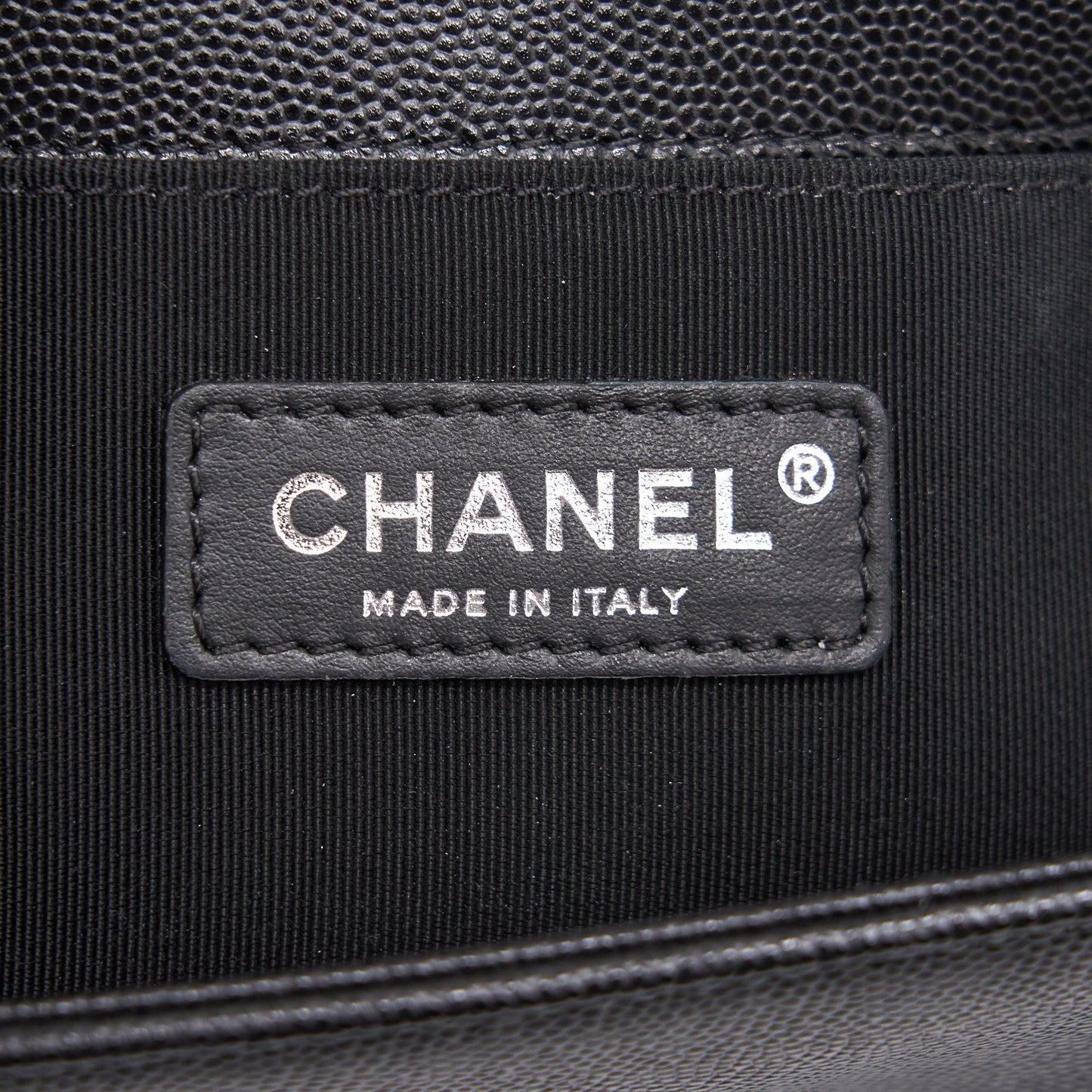 Chanel Small Leboy Cavier Black ruthenium Hardware