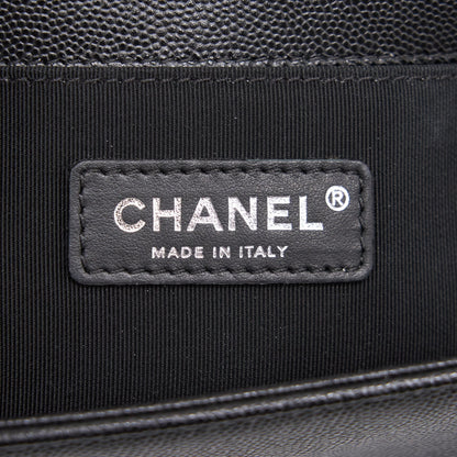 Chanel Small Leboy Cavier Black ruthenium Hardware