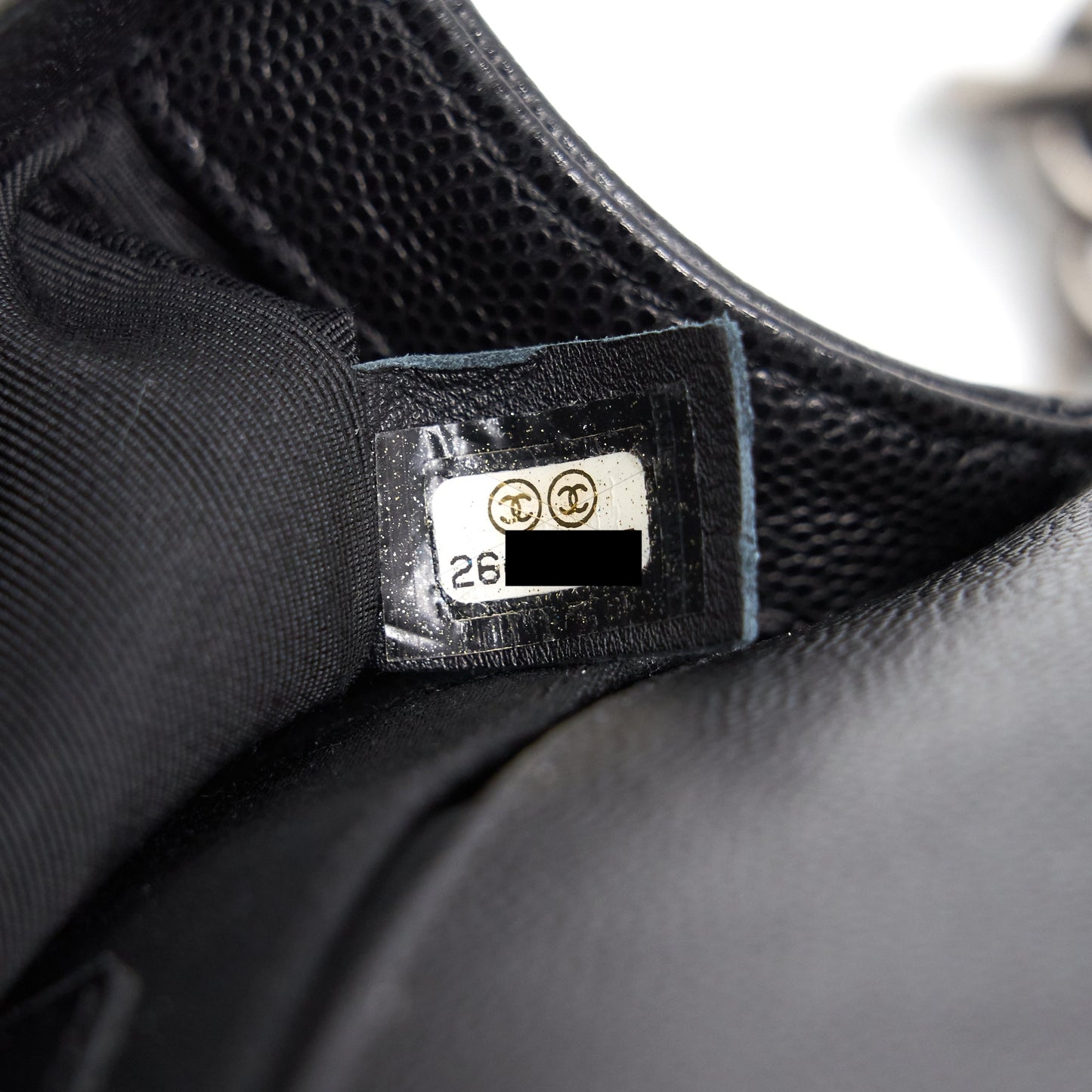 Chanel Small Leboy Cavier Black ruthenium Hardware