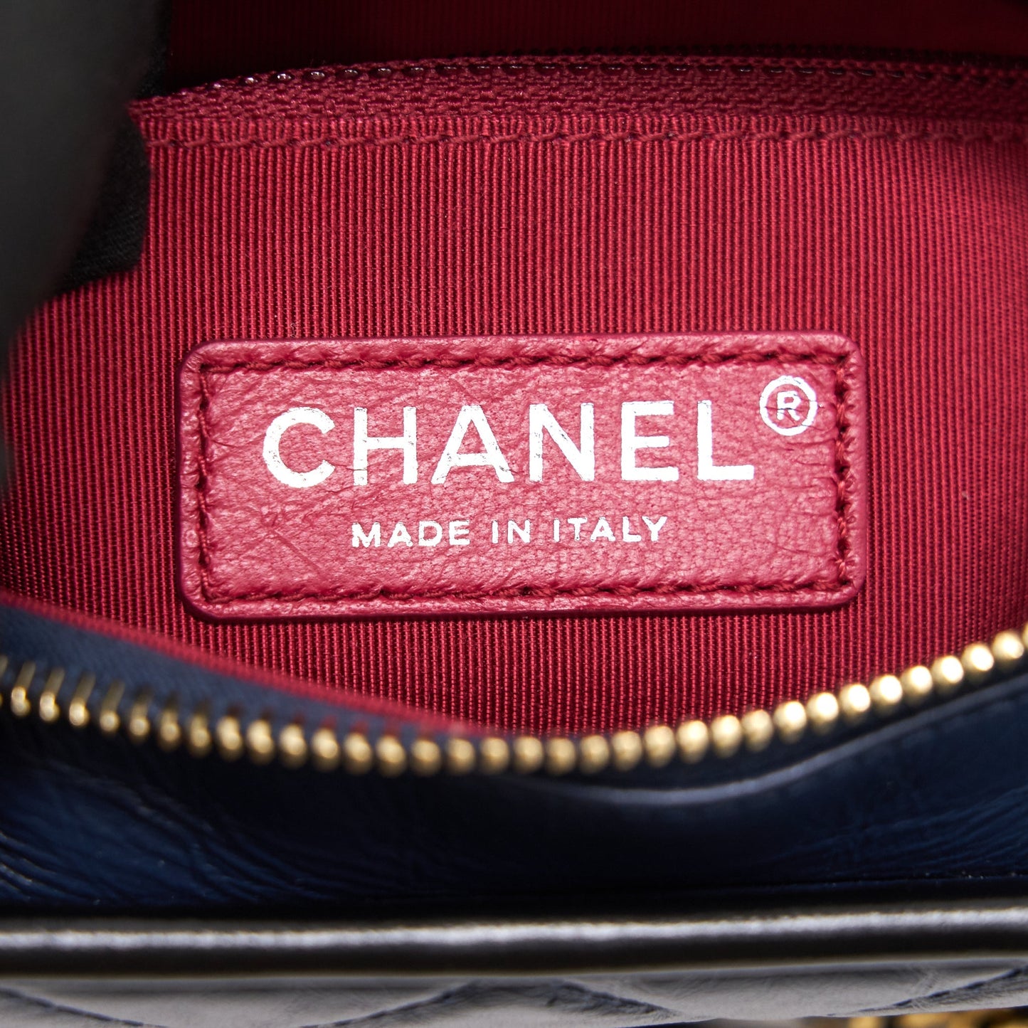 CHANEL SMALL GABRIELLE HOBO BAG NAVY/ BLACK