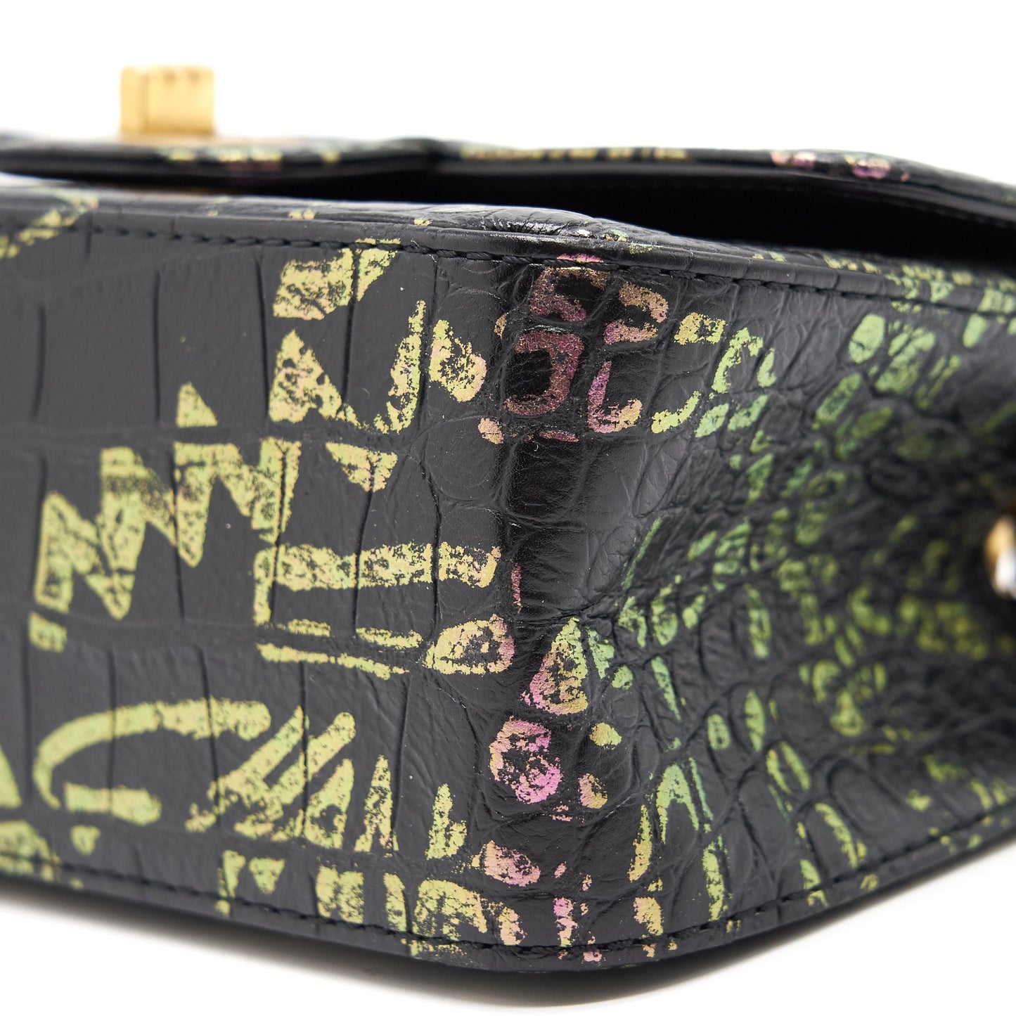 Chanel Small 2.55 Reissue Croc Embossed Leather Flap Bag