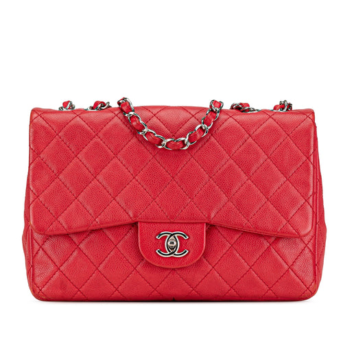 Chanel Sac Jumbo Classic Caviar Single Flap