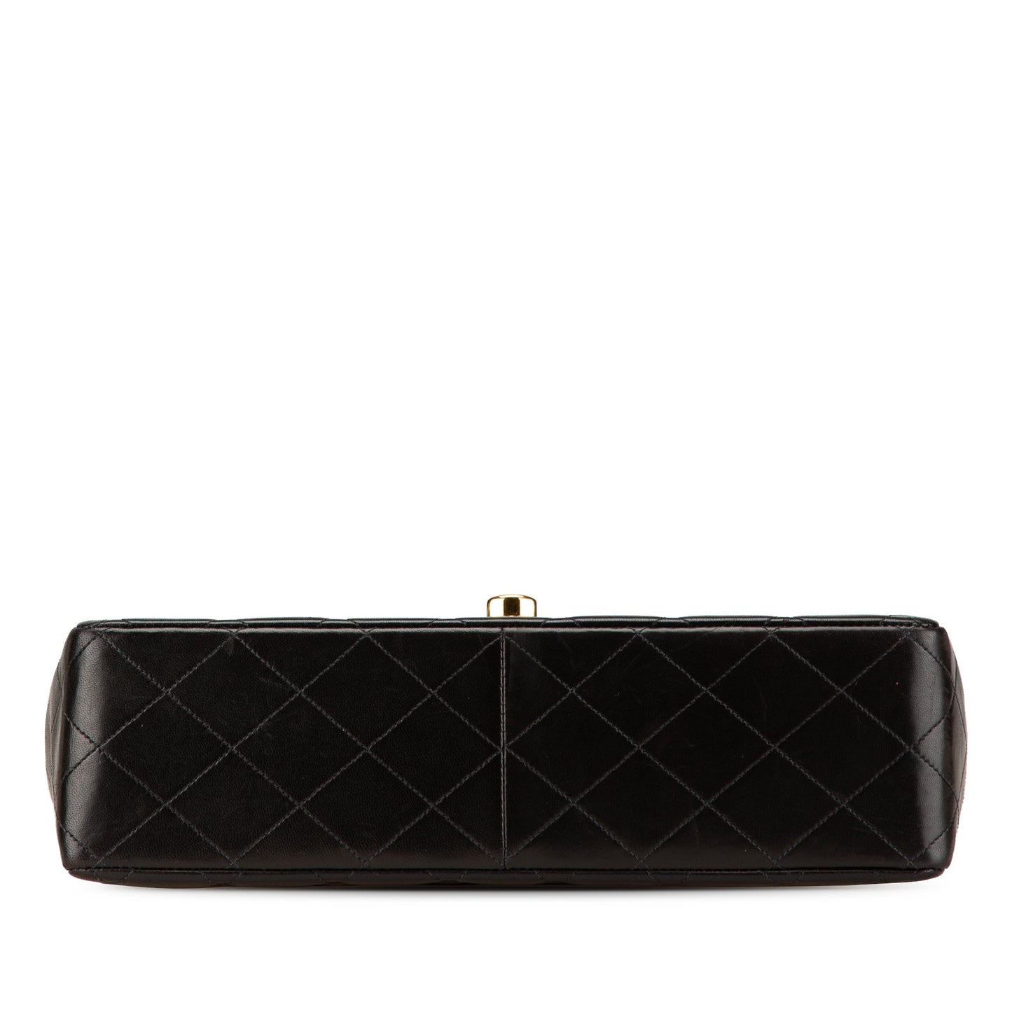 Black Chanel Jumbo XL Classic Lambskin Single Flap Shoulder Bag