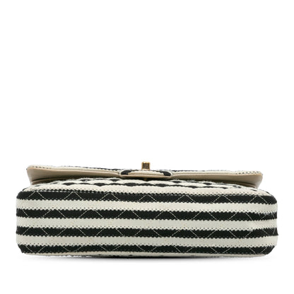 Chanel Sac Medium Classic Jersey Coco Sailor Double Flap