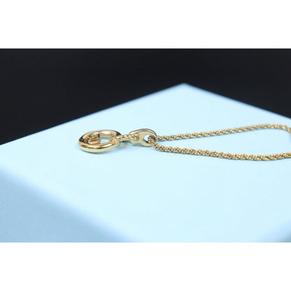 Good ( Rank AB) Dior CD Necklace Gold Plated VT25030126