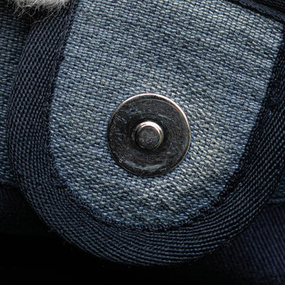 Blue Chanel Mini Canvas Deauville Shopping Tote