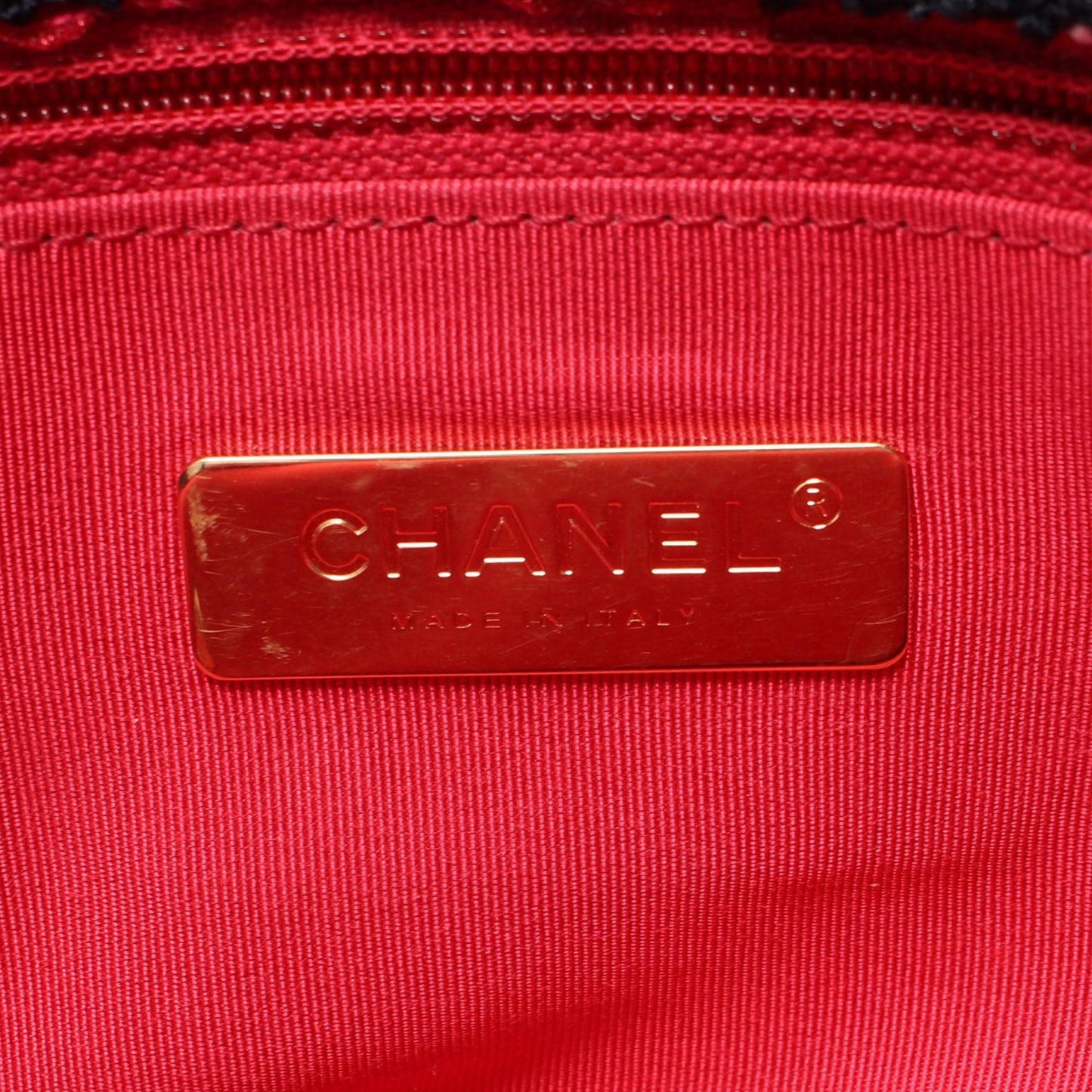 Blue Chanel Large Tweed 19 Flap Satchel