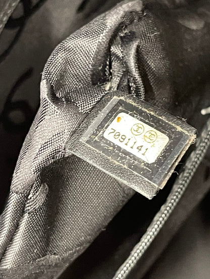 Chanel Wild Stitch Boston Black Tote