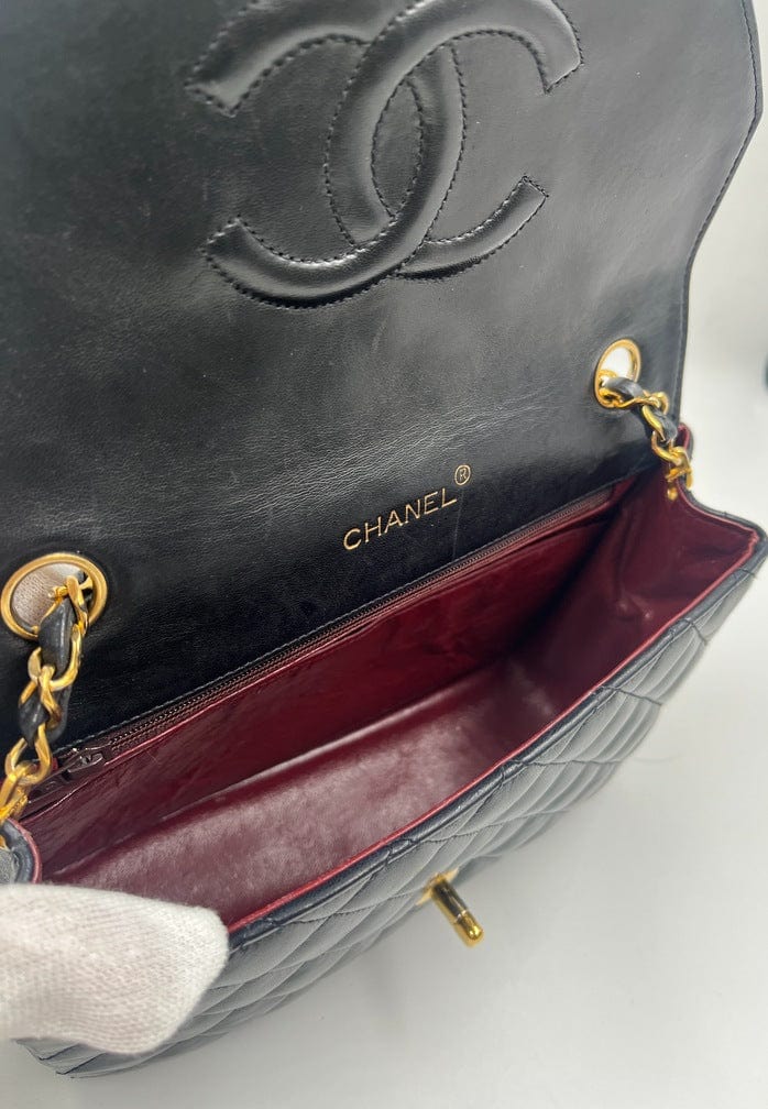 Chanel Vintage Single Flap with 24k gold plated hardware