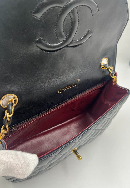Chanel Vintage Single Flap with 24k gold plated hardware