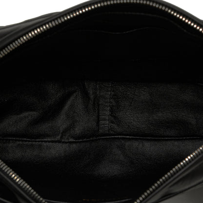 Black Chanel CC Quilted Lambskin Tassel Crossbody