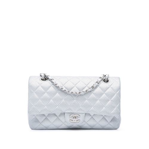 Chanel Sac Medium Classic Perforated Lambskin Double Flap