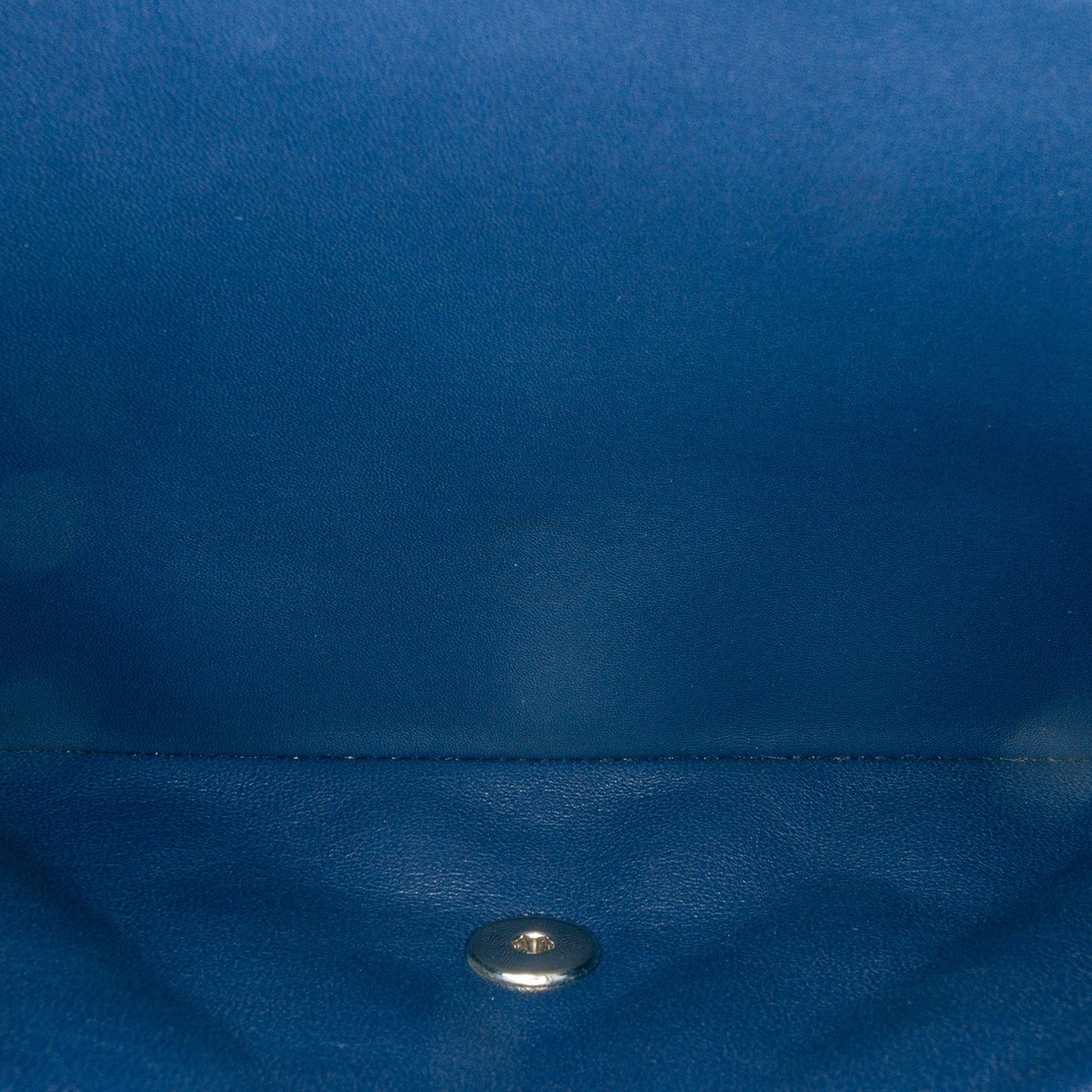 Blue Chanel Jumbo Classic Lambskin Double Flap Shoulder Bag