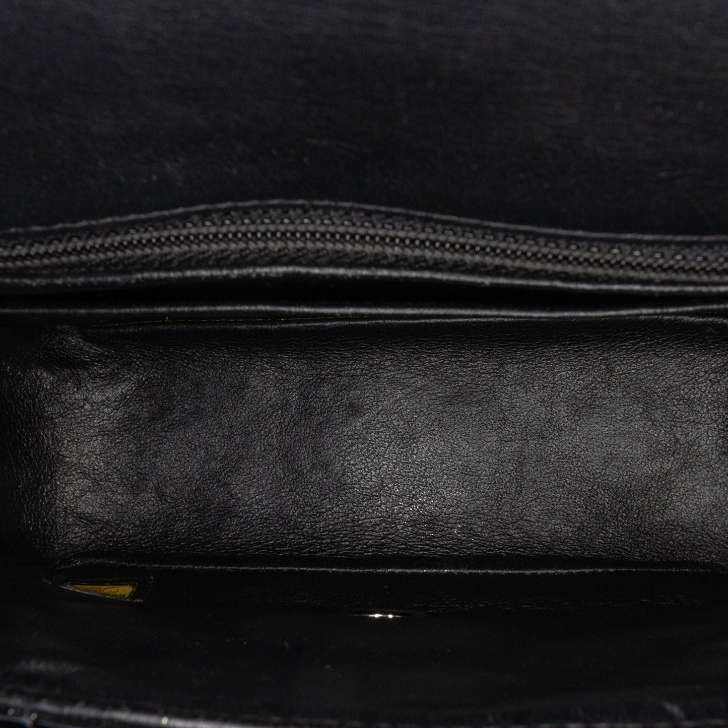 Black Chanel Mini Square Classic Patent Single Flap Crossbody Bag