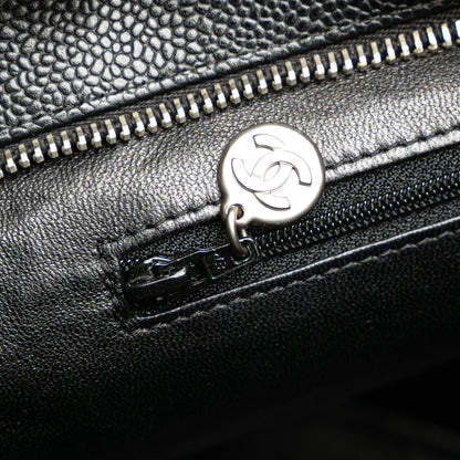 Black Chanel Caviar Medallion Tote
