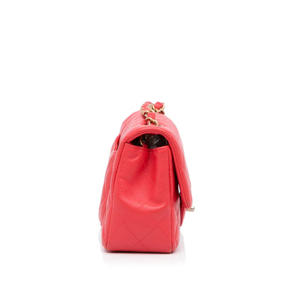 Chanel Sac Mini Rectangular Classic Lambskin Single Flap