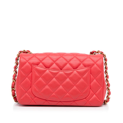 Chanel Sac Mini Rectangular Classic Lambskin Single Flap