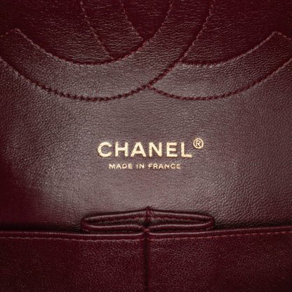 Black Chanel Jumbo Classic Lambskin Double Flap Shoulder Bag