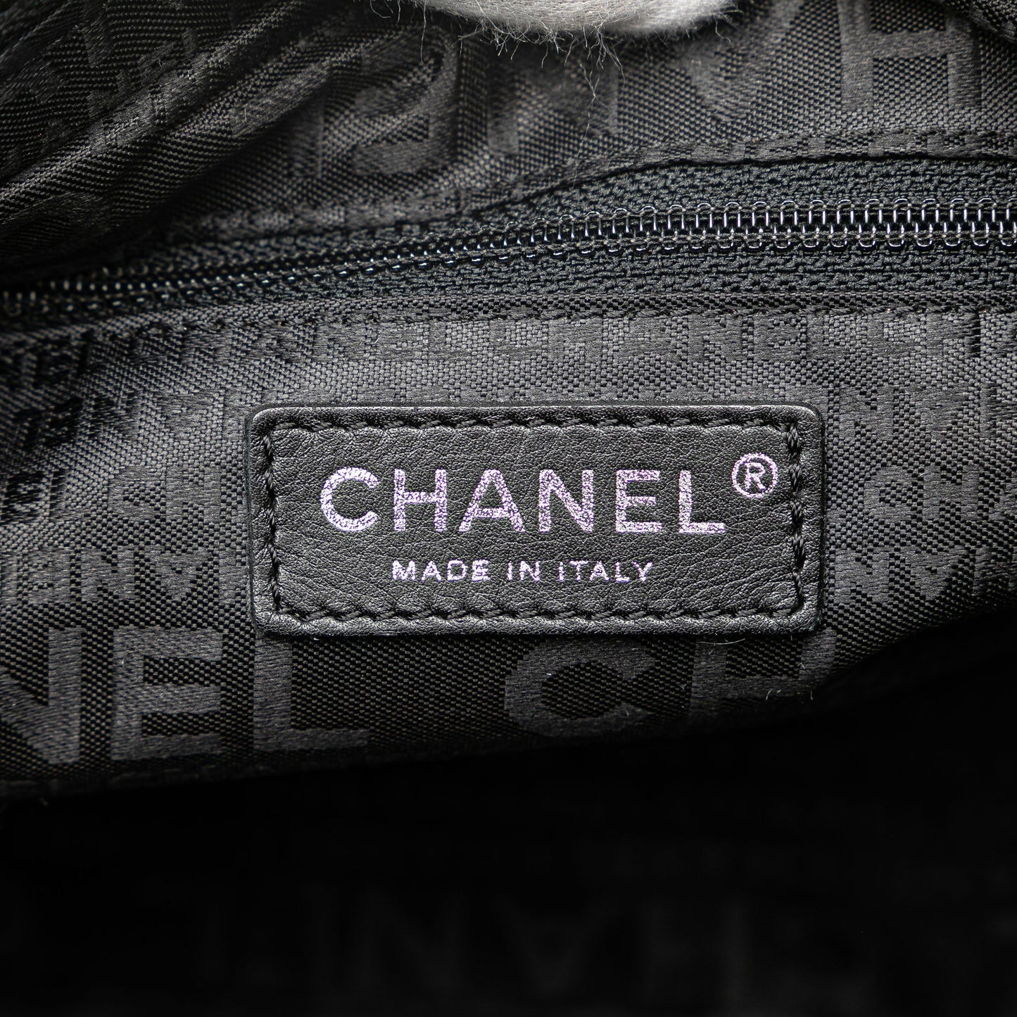 Gray Chanel Tweed Camellia Shoulder Bag