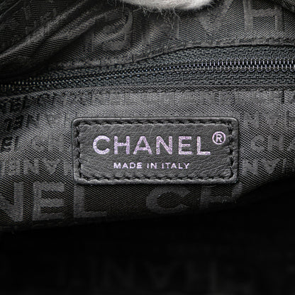 Gray Chanel Tweed Camellia Shoulder Bag