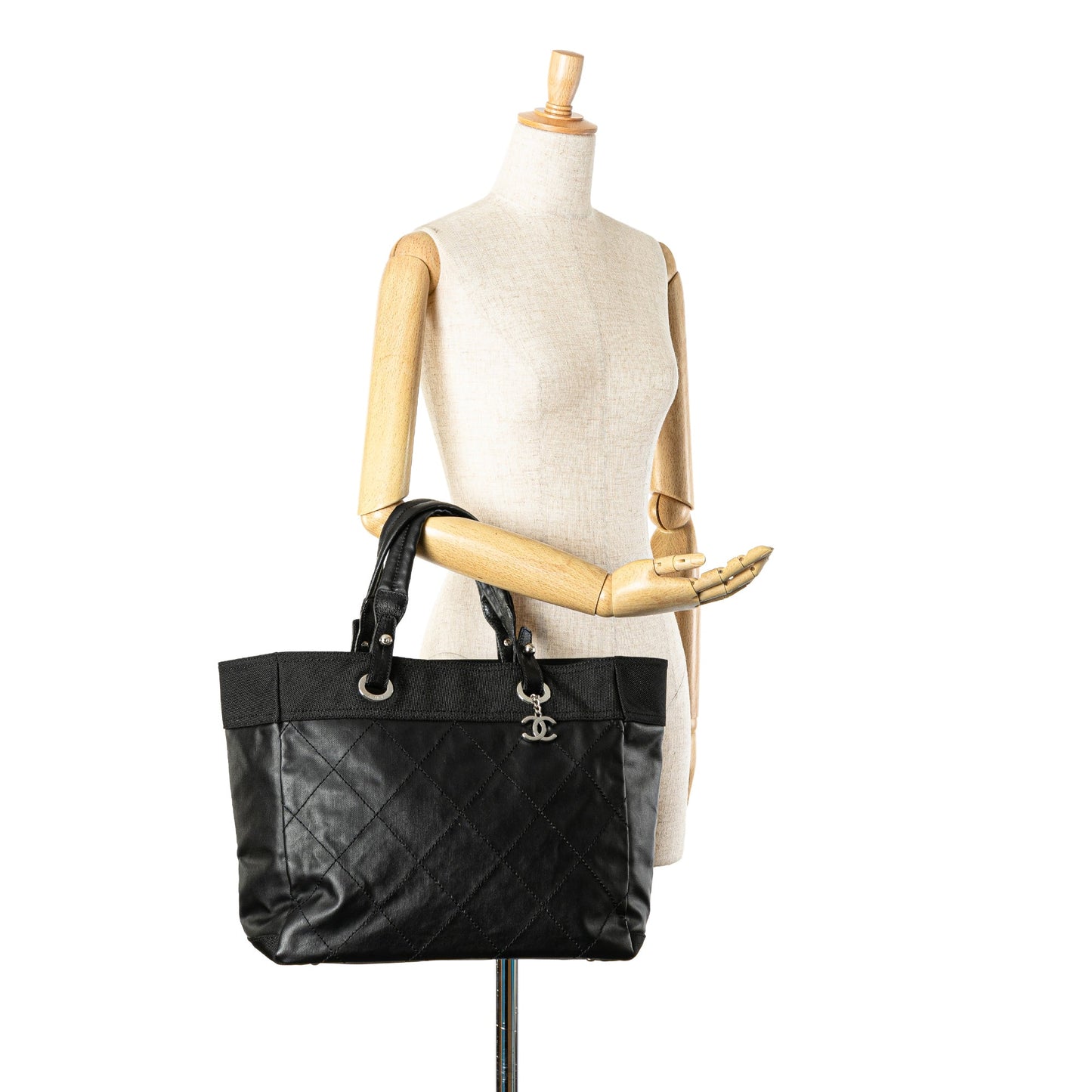Black Chanel Large Paris Biarritz Tote