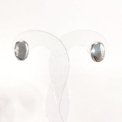 Chanel Silver 925 Bean Earrings