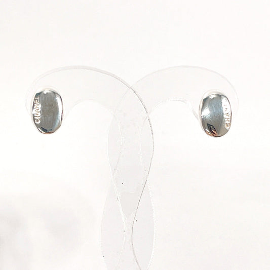 Chanel Silver 925 Bean Earrings