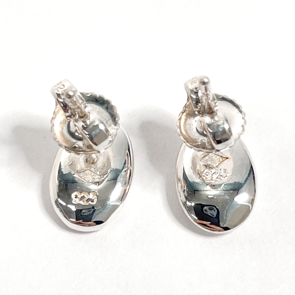 Chanel Silver 925 Bean Earrings
