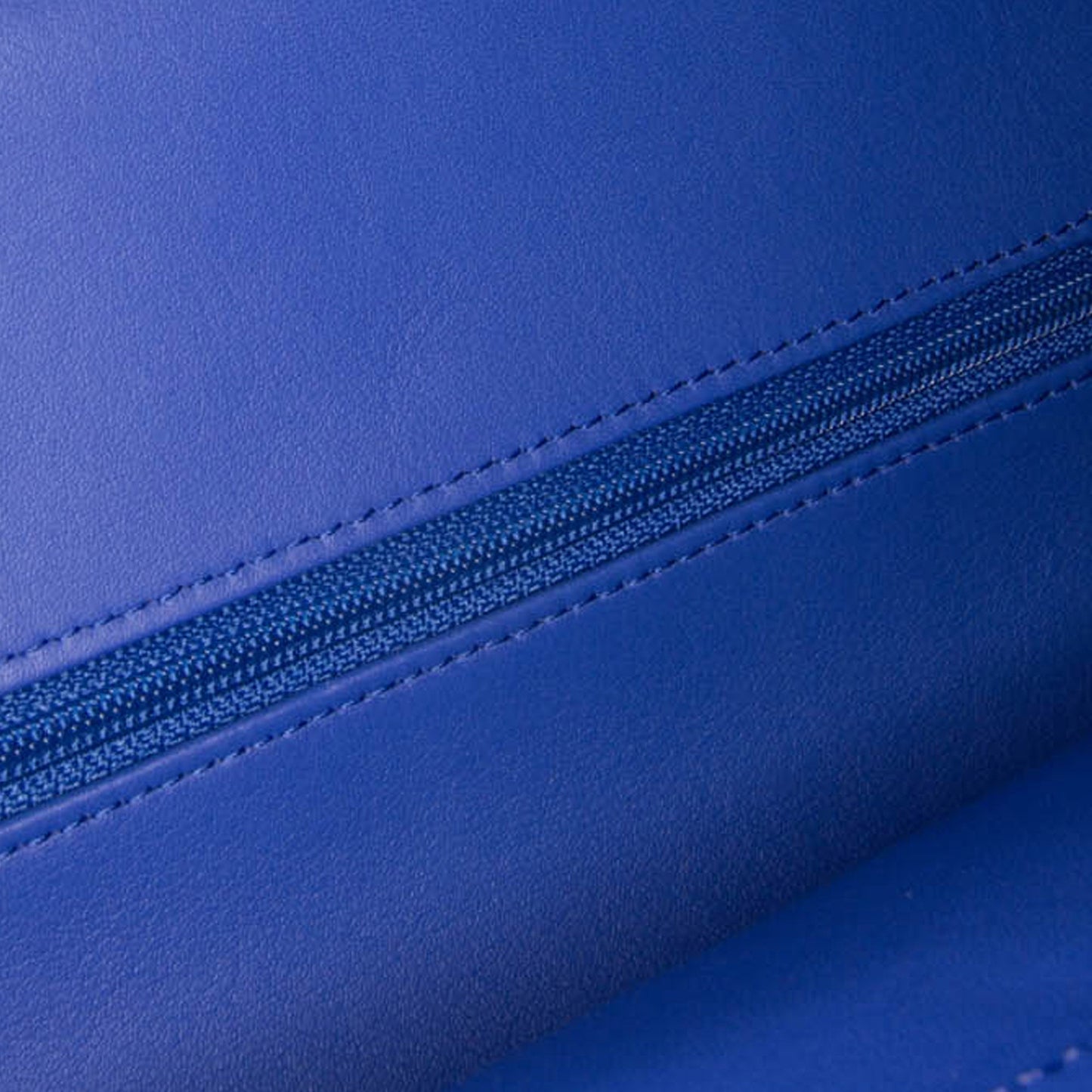 Blue Chanel Medium Classic Patent Double Flap Shoulder Bag